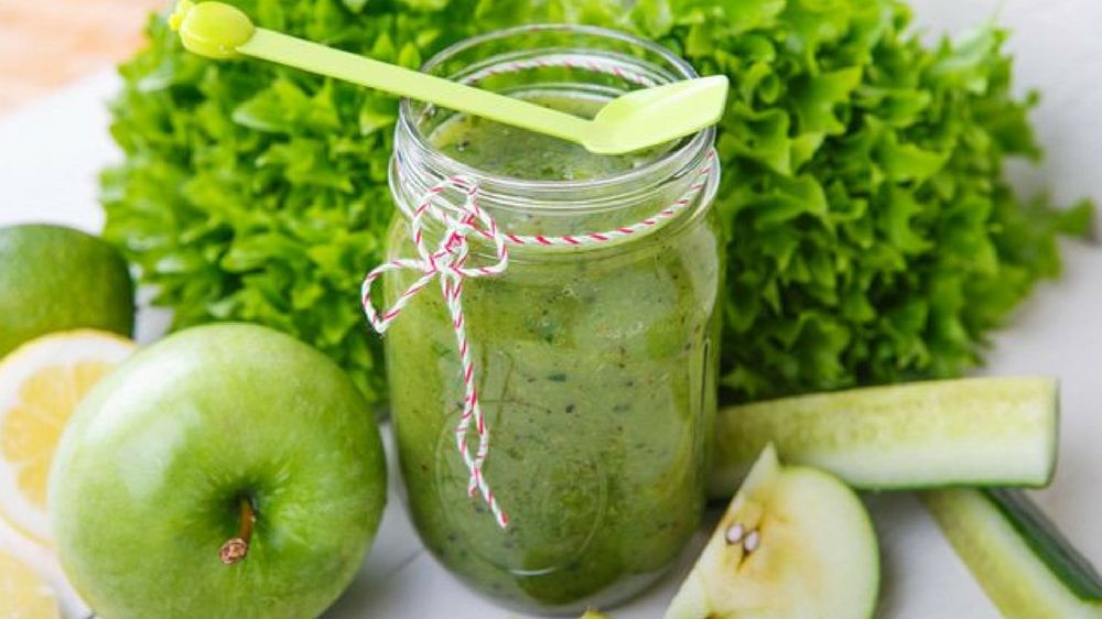 Składniki zielonego koktajlu