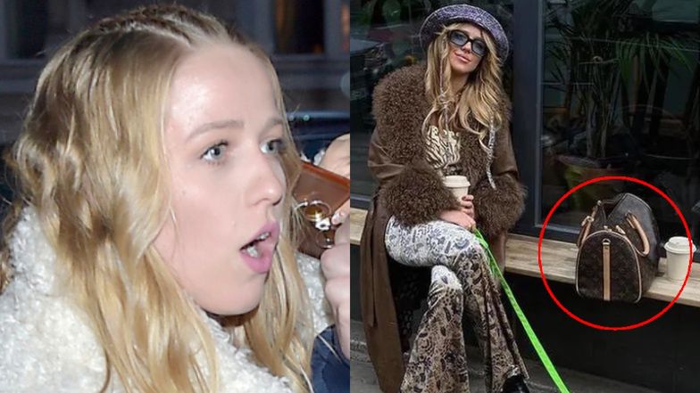 Jessica Mercedes tłumaczy się z torebki  podróbki 