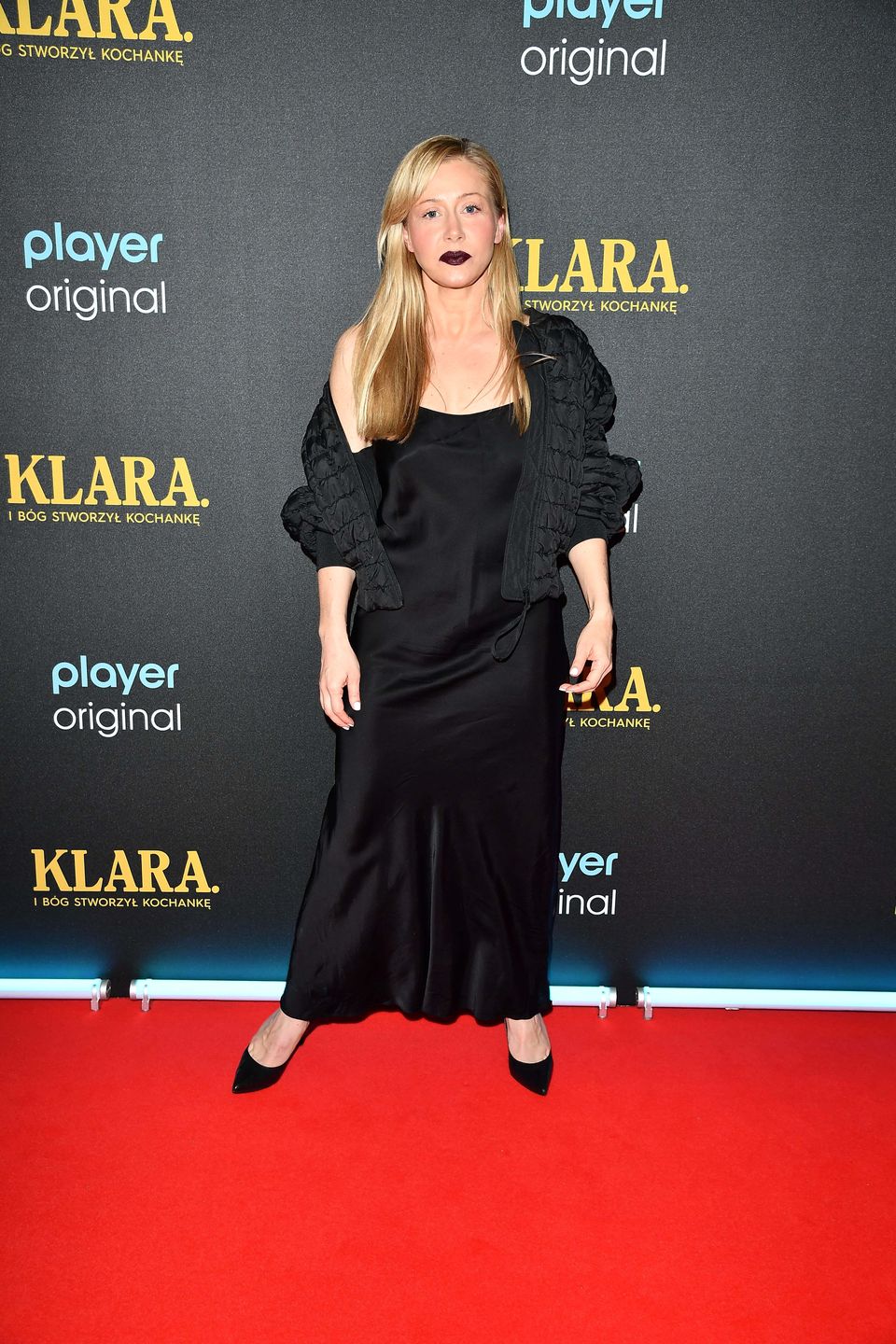 Katarzyna Warnke na premierze serialu "Klara"