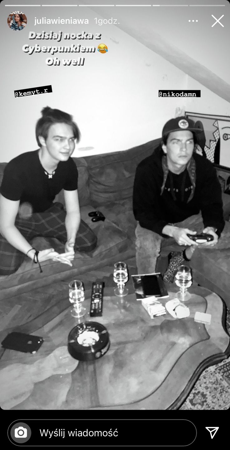 Julia Wieniawa - nocka z Nikodemem Rozbickim