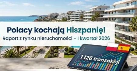 Polacy kochają Hiszpanię! Raport z rynku nieruchomości – I kwartał 2026