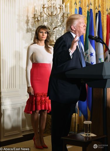 Melania Trump w obcisłym topie