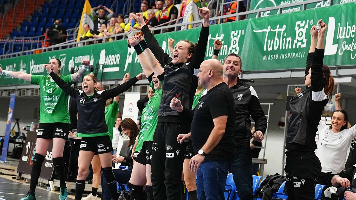 Materiały prasowe / Orlen Superliga Kobiet / Radość zawodniczek PGE MKS FunFloor Lublin