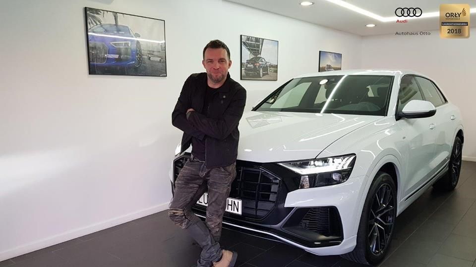 Marcin Wójcik odebrał swoje nowe Audi Q8