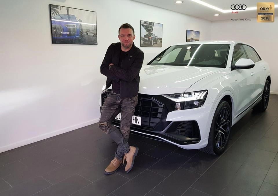 Marcin Wójcik odebrał swoje nowe Audi Q8