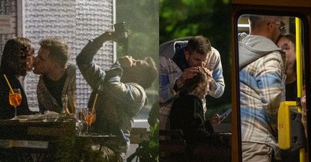 TYLKO NA PUDELKU: Filip Chajzer spędza wieczór z tajemniczą przyjaciółką: dużo trunków, pocałunki i wspólny powrót tramwajem (ZDJĘCIA)
