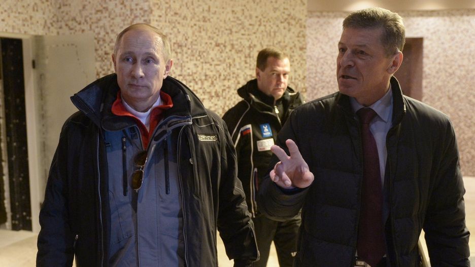 Władimir Putin i Dmitrij Kozak