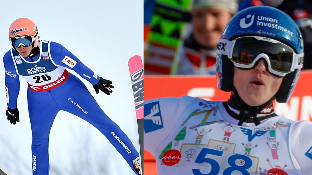 Getty Images / WP SportoweFakty / Od lewej: Dawid Kubacki i Eva Pinkeling