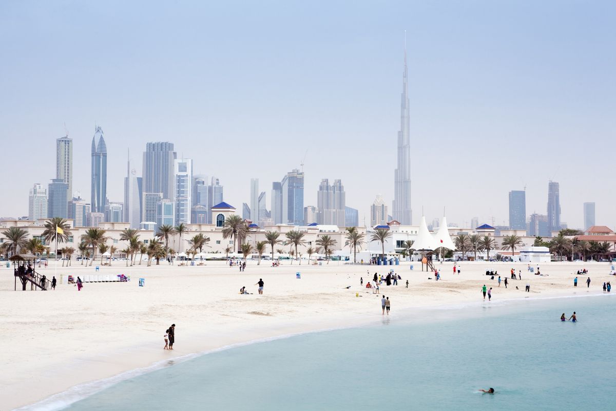 Plaża w Dubaju