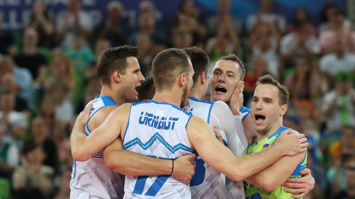 Materiały prasowe / FIVB / Na zdjęciu: siatkarze reprezentacji Słowenii