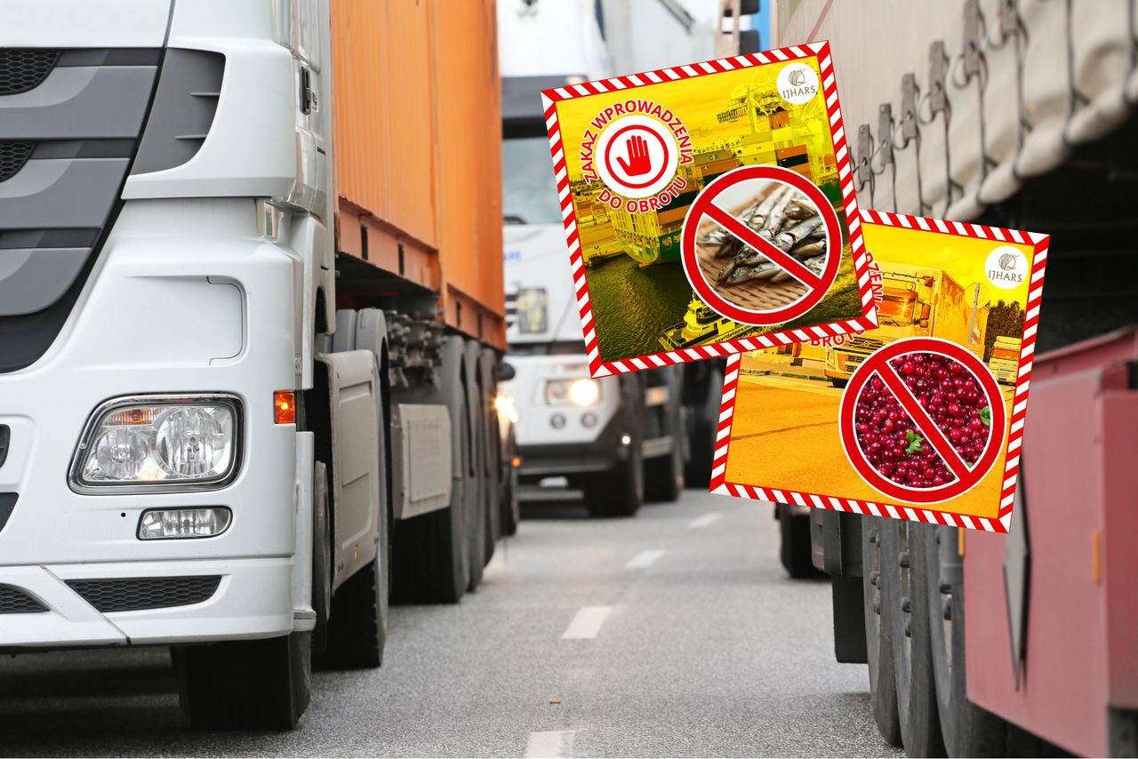 Żywność z Rosji jechała do Polski. Jedna rzecz zaniepokoiła służby