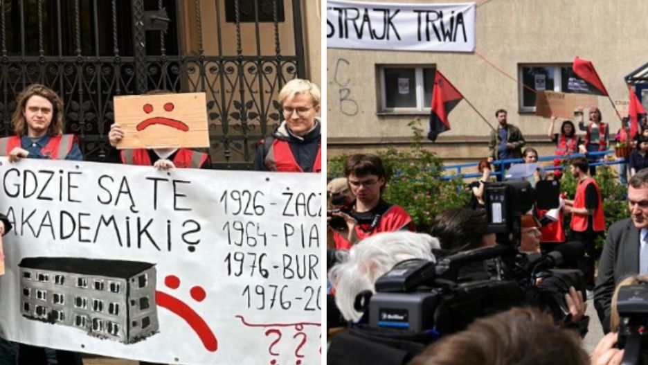 W Krakowie studenci UJ okupują akademik "Kamionka". Chcą by znów można było w nim mieszkać