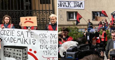 "Ratujmy Kamionkę". Studenci UJ okupują były akademik