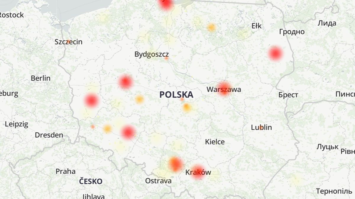 Awaria internetu Netia