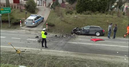 Groźny wypadek pod Tuchowem. Lądował LPR