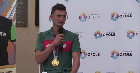 Spotkanie z mistrzem olimpijskim w Opolu. Dawid Tomala opowiadał o trudnych momentach w karierze