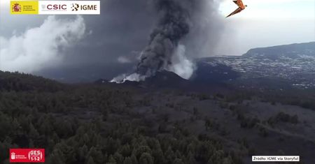 Erupcja wulkanu na La Palmie nie słabnie. Wzrosła aktywność sejsmiczna