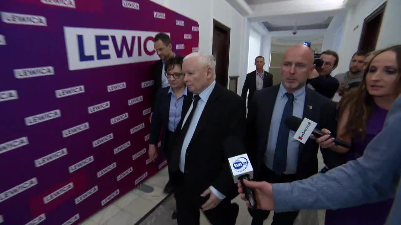 Klub PiS obradował w Sejmie, Jarosław Kaczyński wygłosił przemówienie. Ale decyzji o swoim powrocie do rządu jeszcze nie podjął