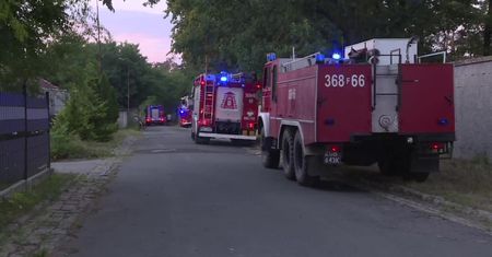 Pożar hali w Lubuskiem. Z ogniem walczyło 11 zastępów straży pożarnej