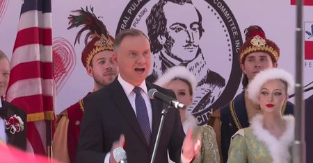 Okrzyki i gwizdy podczas przemówienia prezydenta Dudy w Nowym Jorku