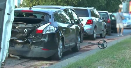 Wypadek busa i pięciu osobówek w Mrągowie. W zdarzeniu brało udział 30 osób, są ranni