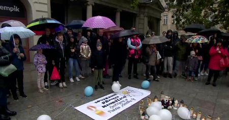W Poznaniu zorganizowano symboliczne pożegnanie Maurycego, pięciolatka zamordowanego przez nożownika