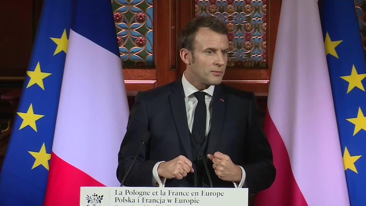 Macron apeluje do Izraela o zaprzestanie bombardowań w Gazie