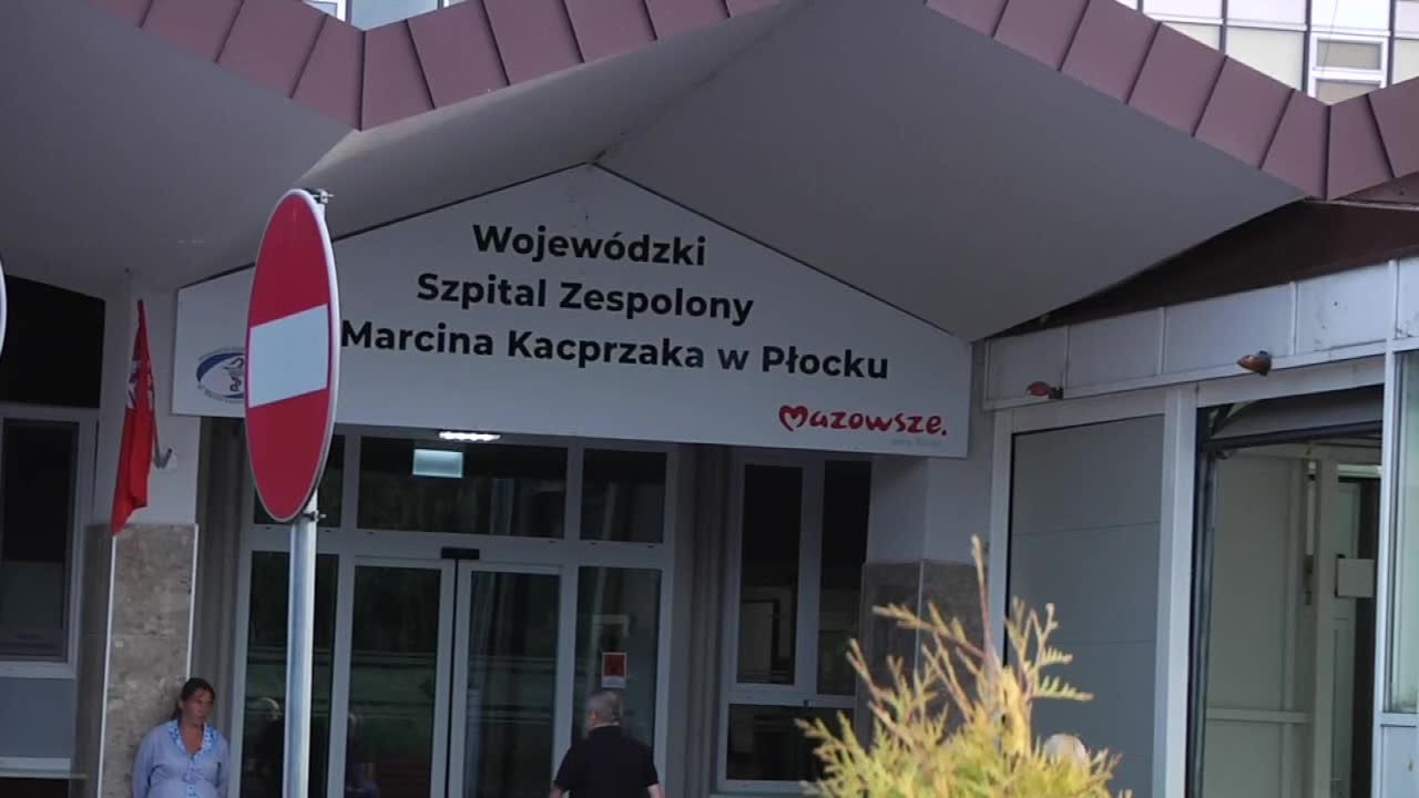 Płonął dach budynku oddziału zakaźnego szpitala w Płocku. Ewakuowano pacjentów i personel