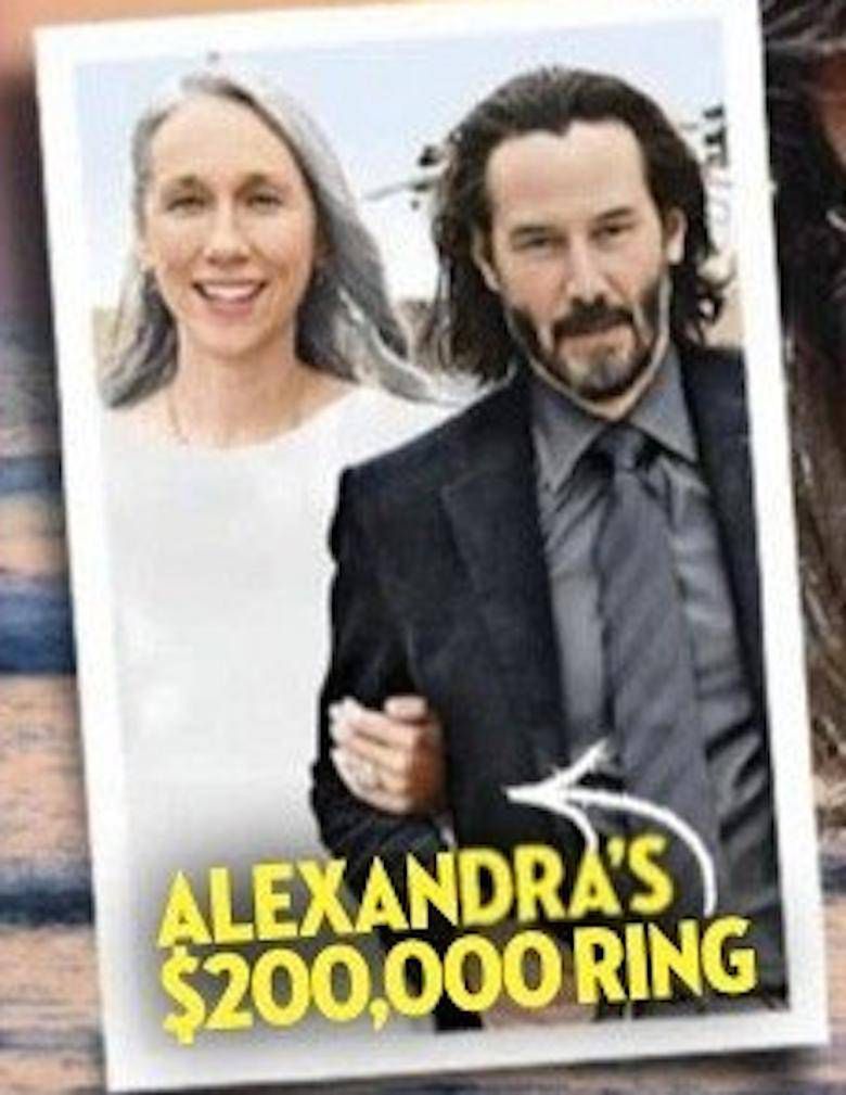 Alexandra Grant with a $200,000 ring