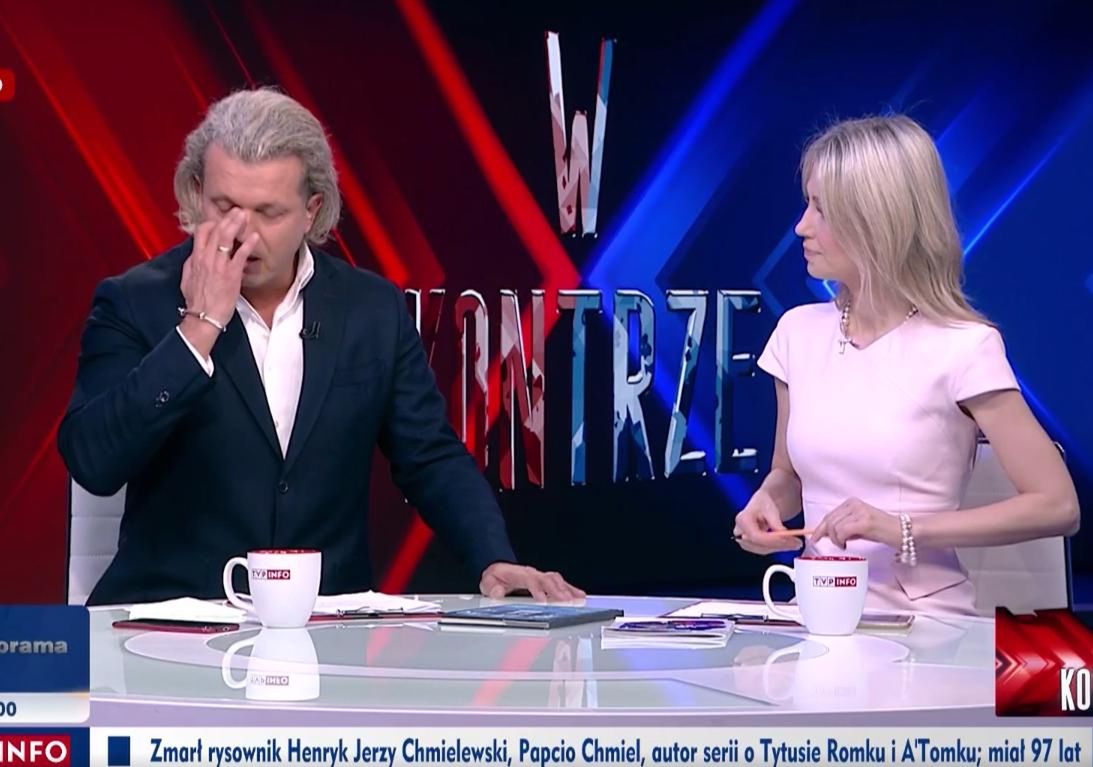 Jarosław Jakimowicz płacze – oświadczenie w TVP Info