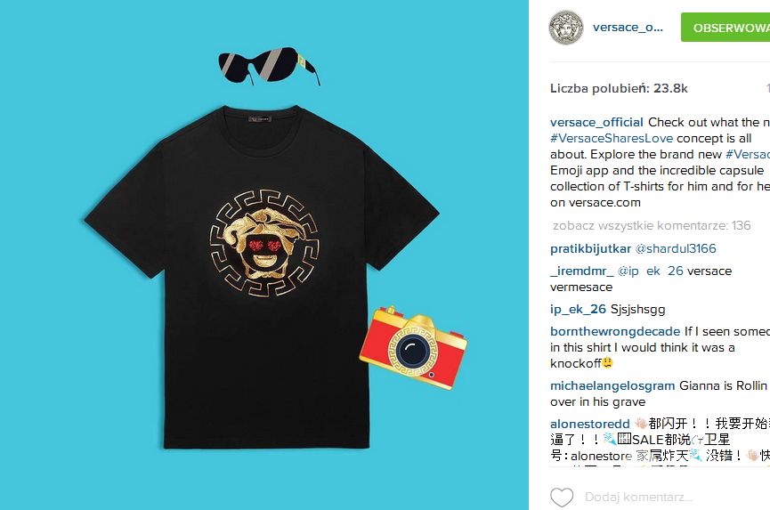 Emoji Donatelli Versace