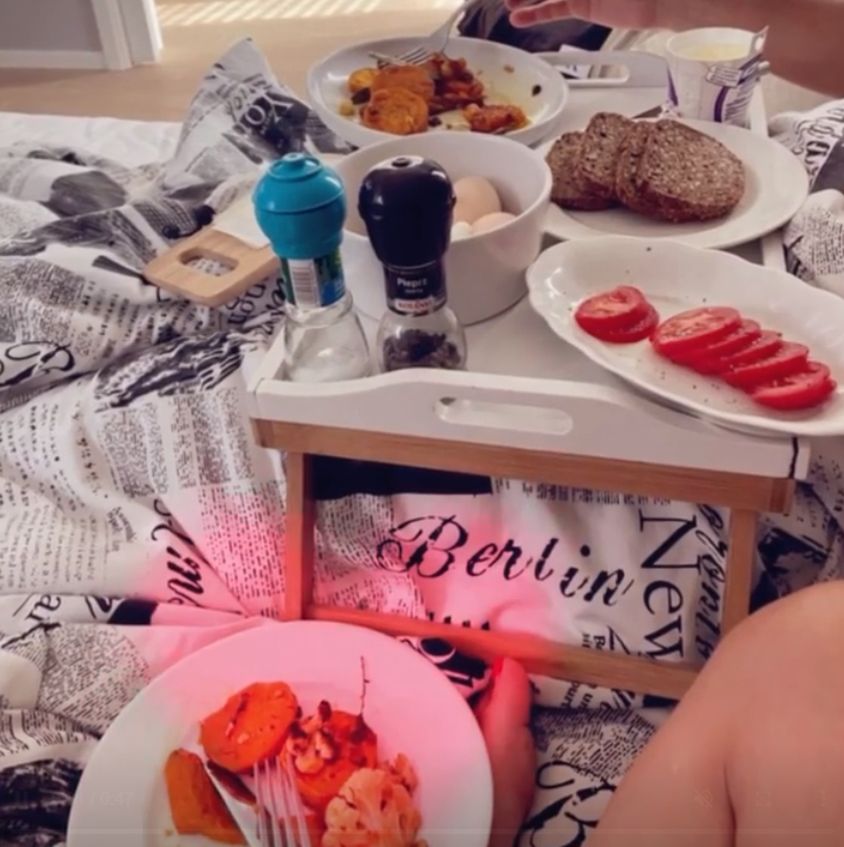 Beata Tadla z mężem