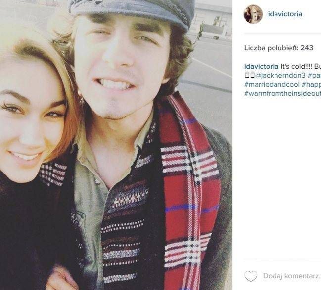 Ida Nowakowska z mężem Jackiem Herdonem