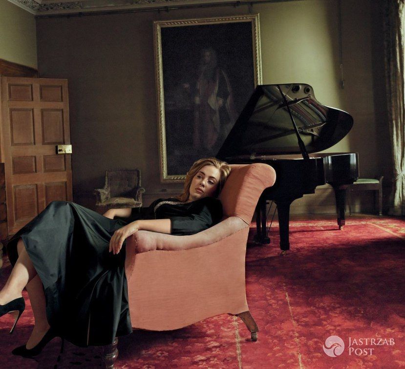 Adele w amerykańskim wydaniu magazynu Vogue fot. materiały prasowe