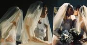 Margaret i Natalia Szroeder w białych sukniach ślubnych nie szczędzą sobie czułości. Czy one coś ukrywały?