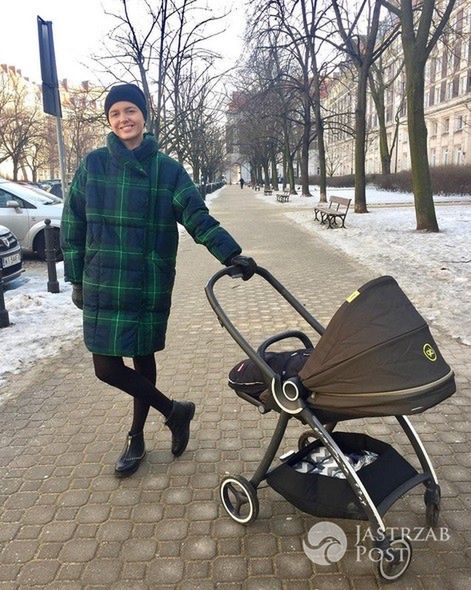 Katarzyna Burzyńska z synem