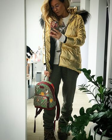 Małgorzata Rozenek z plecakiem Gucci za 4 tysiące złotych