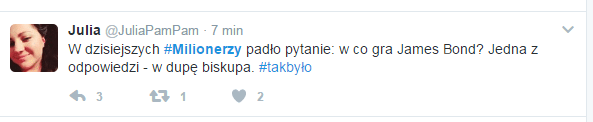Milionerzy - Dupa Biskupa