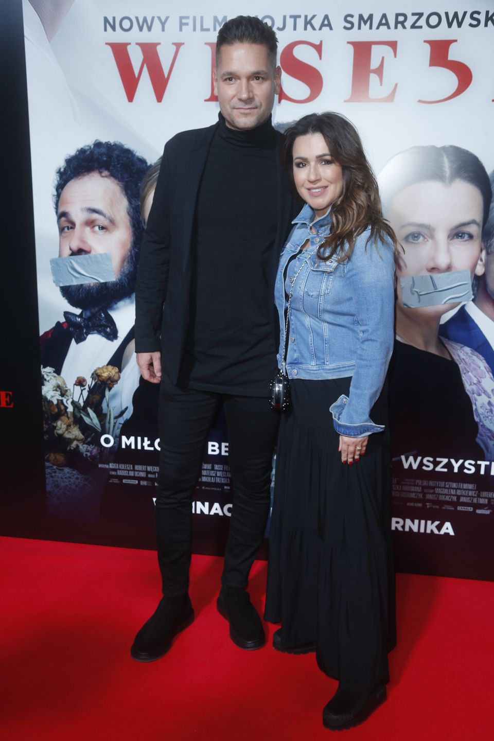 Beata Tadla, Michał Cebula - premiera filmu "Wesele"