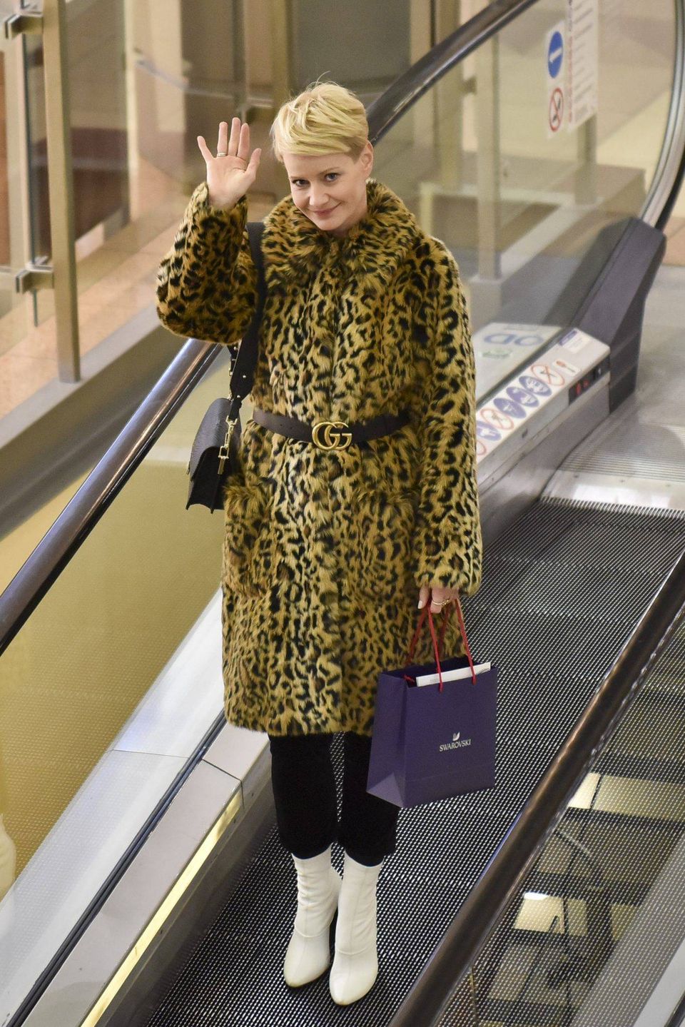 Małgorzata Kożuchowska na zakupach
