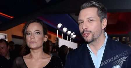 Anna Mucha z ukochanym na premierze Wkręconych 2. Jej suknia z trenem wzbudziła większe zainteresowanie niż film