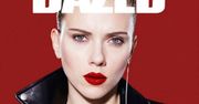 "Ostra" Scarlett Johansson w skórzanej kurtce na okładce magazynu!