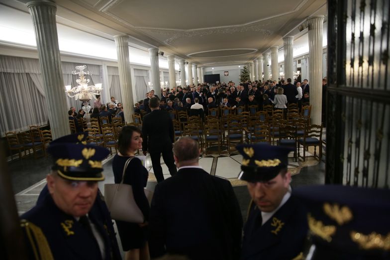 Opublikowano nagrania z posiedzenia w Sali Kolumnowej