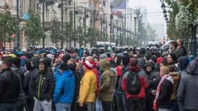 Derby Łodzi: Protest kibiców Widzewa. 21 osób zatrzymanych