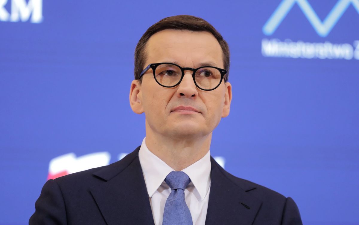Premier Mateusz Morawiecki (Fot. PAP/Albert Zawada)
