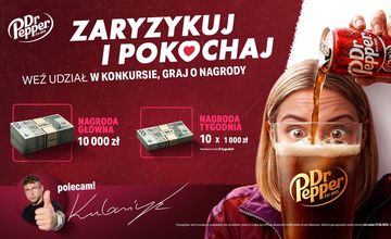 H2O Creative z kompleksową kampanią marki Dr Pepper