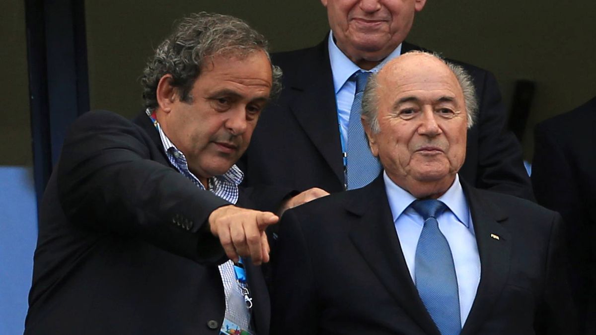 Getty Images / Nick Potts - EMPICS / Michel Platini i Joseph Blatter