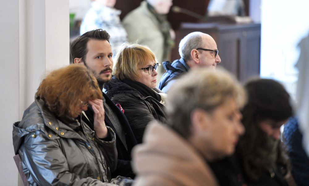 M.in. Mateusz Banasiuk oraz Ilona Łepkowska pojawili się w Kościele Środowisk Twórczych 