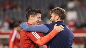 Co za spotkanie. Lewandowski wyściskał przyjaciela