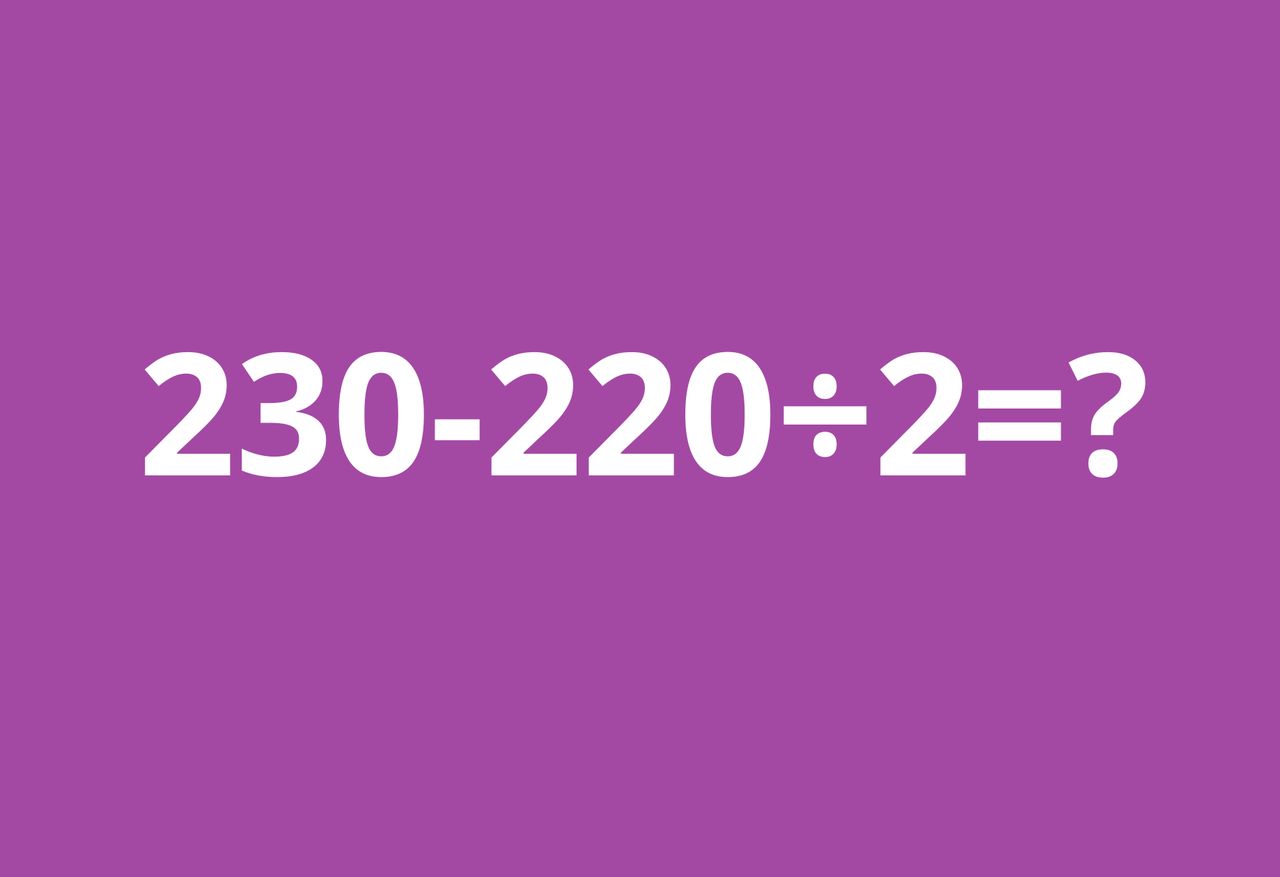 Math puzzle with two solutions stumps internet.